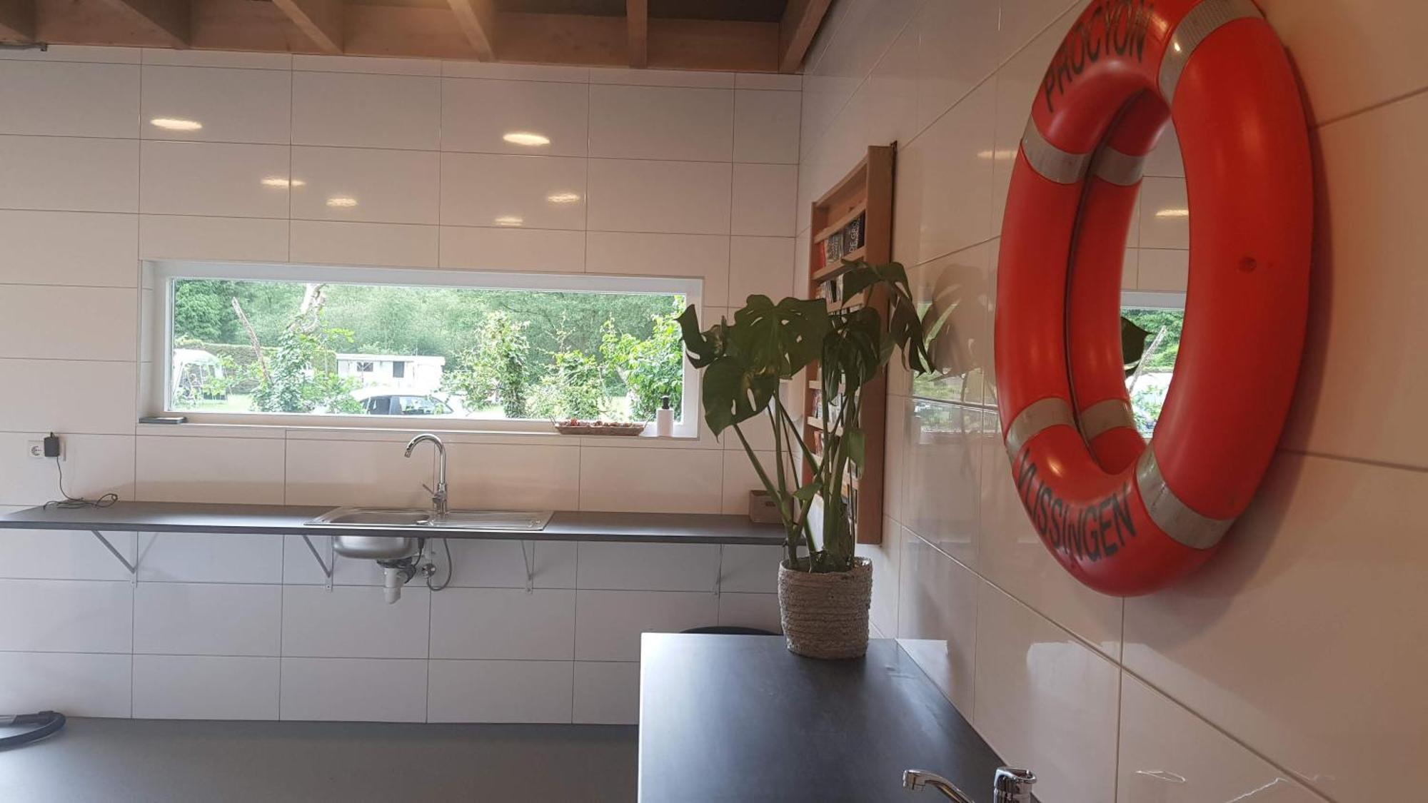 Basic Ingerichte Vouwwagen Op Camping Westenenk, Wijster Exterior foto